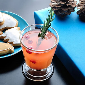 Yolo Cranberry Rosemary Martini