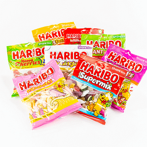Haribo soft candies and gummies