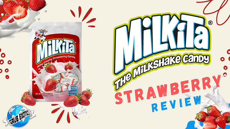 Milkita Strawberry Milkshake Candy Review