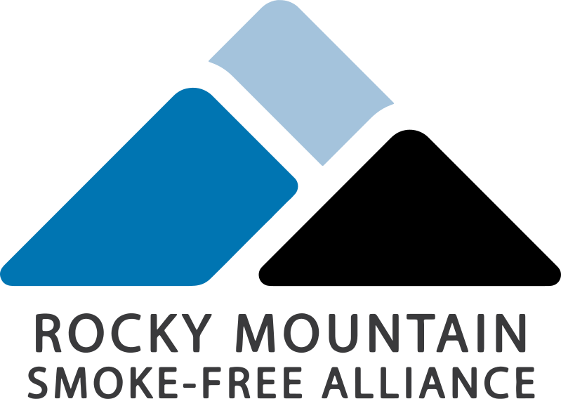 A full color logo of Rocky Mountain Smoke-Free Alliance