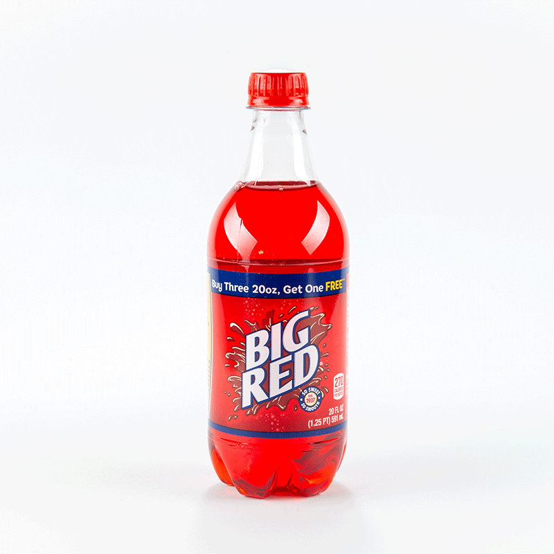 FRESH 20oz Big Red Big Blue Cream soda - Soda Emporium